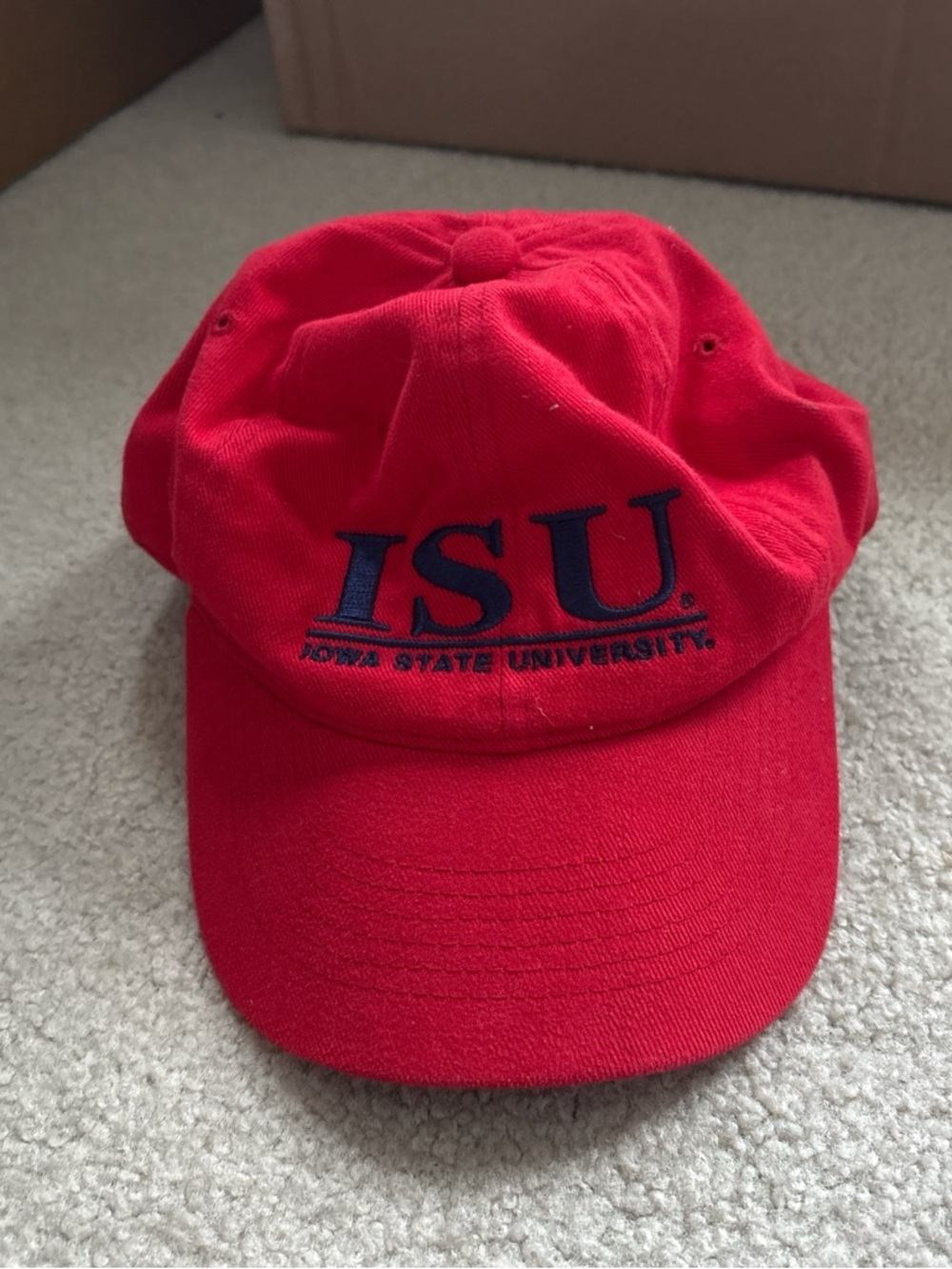 Iowa State University Red ISU Baseball Cap